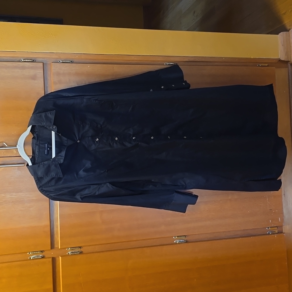 Universal Standard Midnight Black Long Jacket